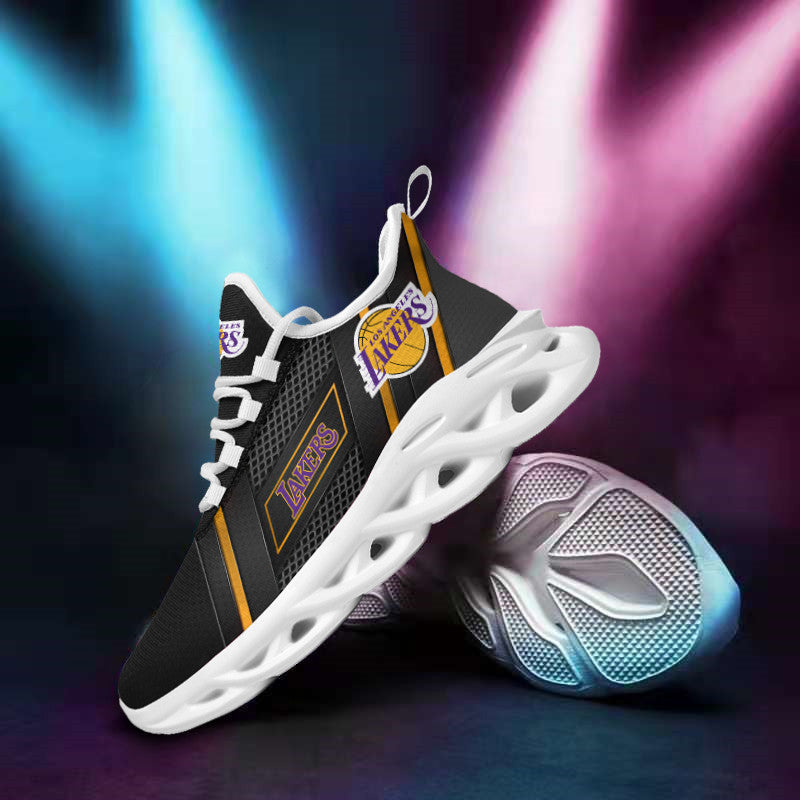 Los Angeles Lakers Max Soul Shoes, Running Sneakers BG185