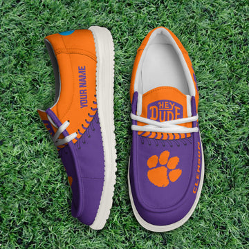 Clemson Tigers Thickened Hey Dude Shoes