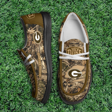 Georgia Bulldogs Camo Hunting Thickened Hey Dude Shoes
