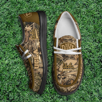 UCLA Bruins Camo Hunting Thickened Hey Dude Shoes