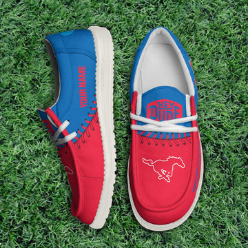 SMU Mustangs Thickened Hey Dude Shoes