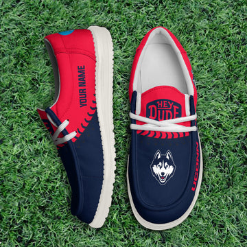 Uconn Huskies Thickened Hey Dude Shoes