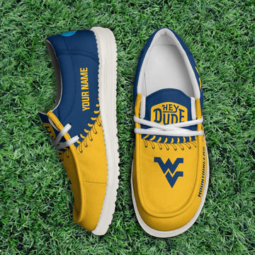 West Virginia Mountaineers Thickened Hey Dude Shoes