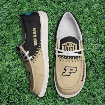 Purdue Boilermakers Thickened Hey Dude Shoes