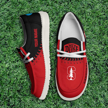 Stanford Cardinal Thickened Hey Dude Shoes