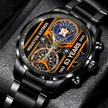 Houston Astros | Stainless Steel Watch Full Box