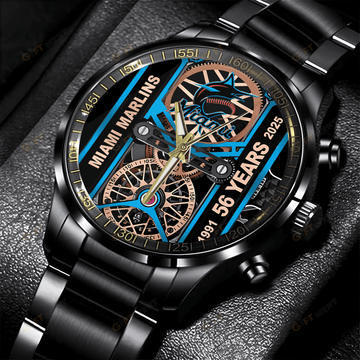 Miami Marlins | Stainless Steel Watch Full Box