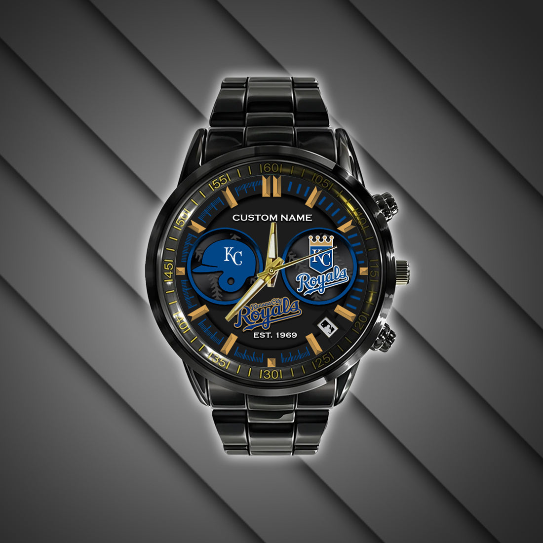 Kansas City Royals | Black Stainless Steel Watch