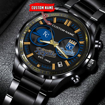 Kansas City Royals | Black Stainless Steel Watch
