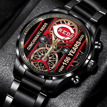 Cincinnati Reds | Stainless Steel Watch Full Box