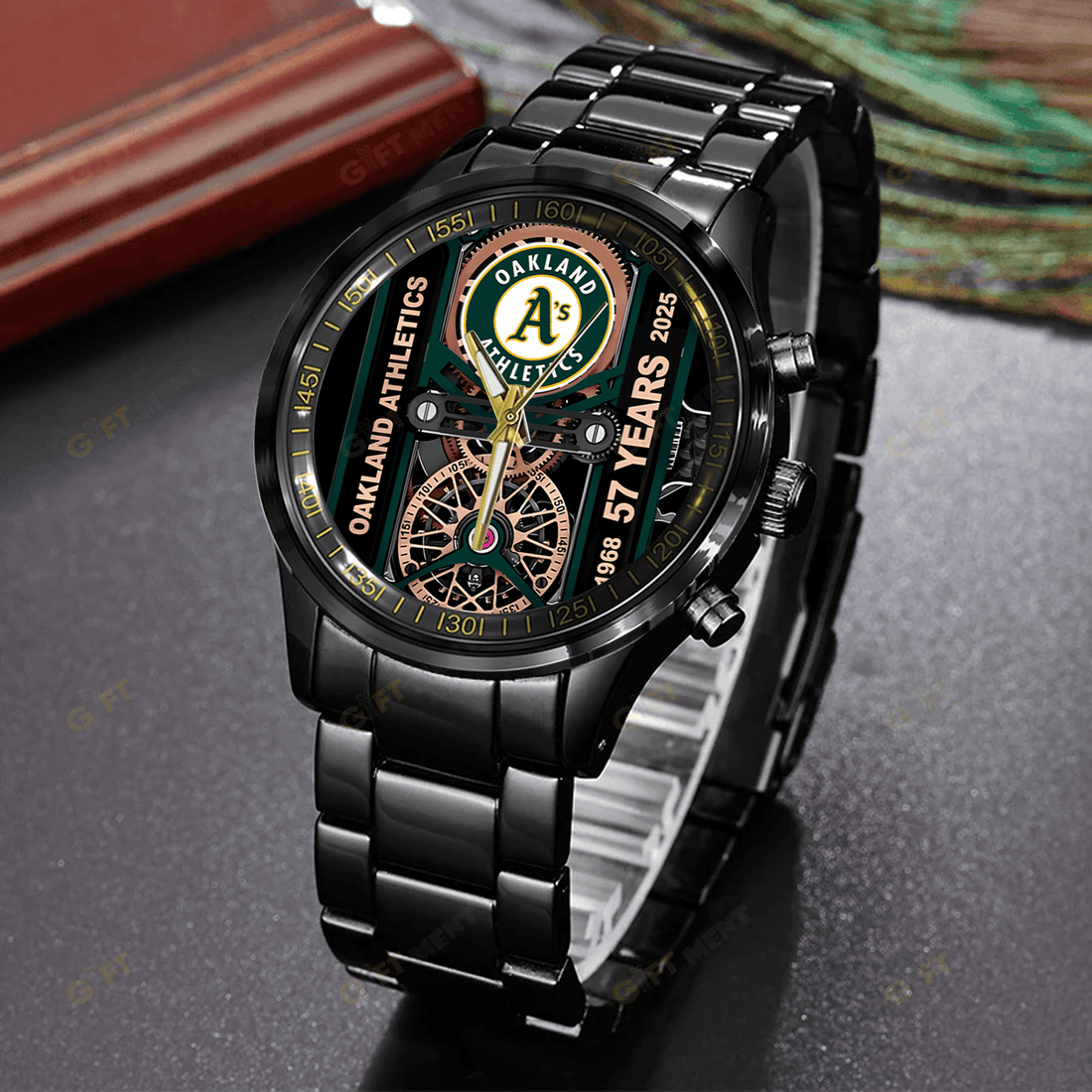 Oakland Athletics | Stainless Steel Watch Full Box