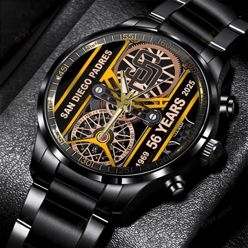 San Diego Padres | Stainless Steel Watch Full Box