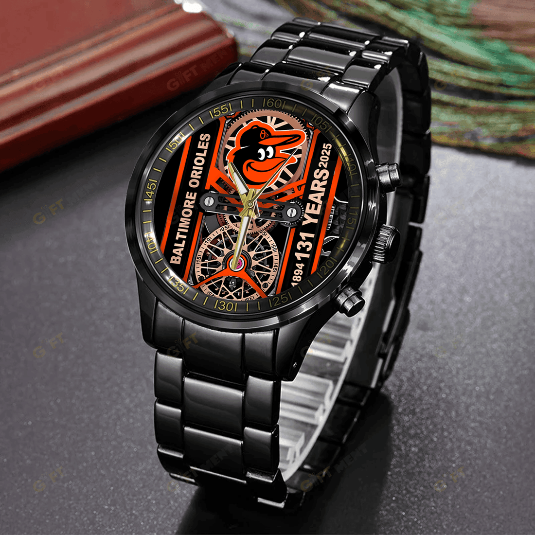 Baltimore Orioles | Stainless Steel Watch Full Box