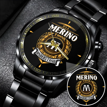 MERINO K3579-01 Personalized Watch, Premium Gift for Anniversary