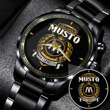 MUSTO IT01-P101 Personalized Watch, Premium Gift for Anniversary
