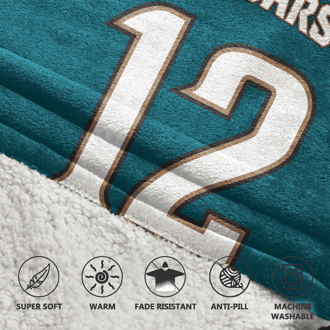 T.H 12 Jacksonville Football Unisex Blanket Hoodie