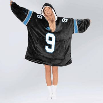 B.Y 9 Carolina Football Unisex Blanket Hoodie