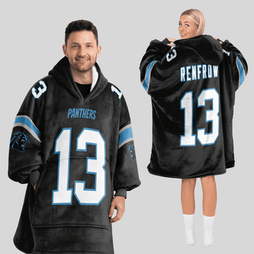 Adult 13 Carolina Football Unisex Blanket Hoodie