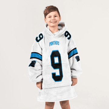 Kid 9 Carolina Football Unisex Blanket Hoodie