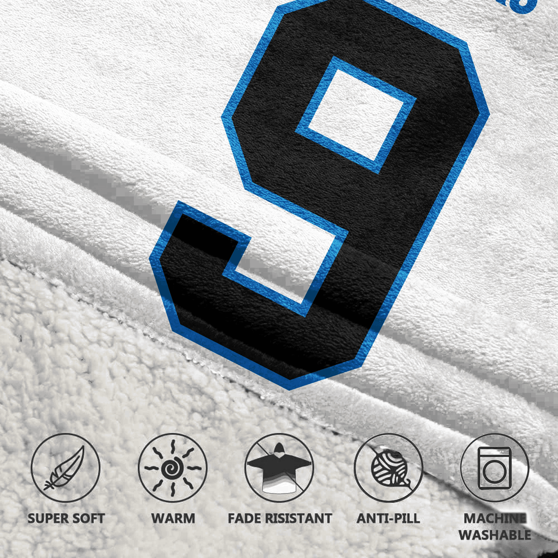 B.Y 9 Carolina Football Unisex Blanket Hoodie