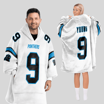 B.Y 9 Carolina Football Unisex Blanket Hoodie