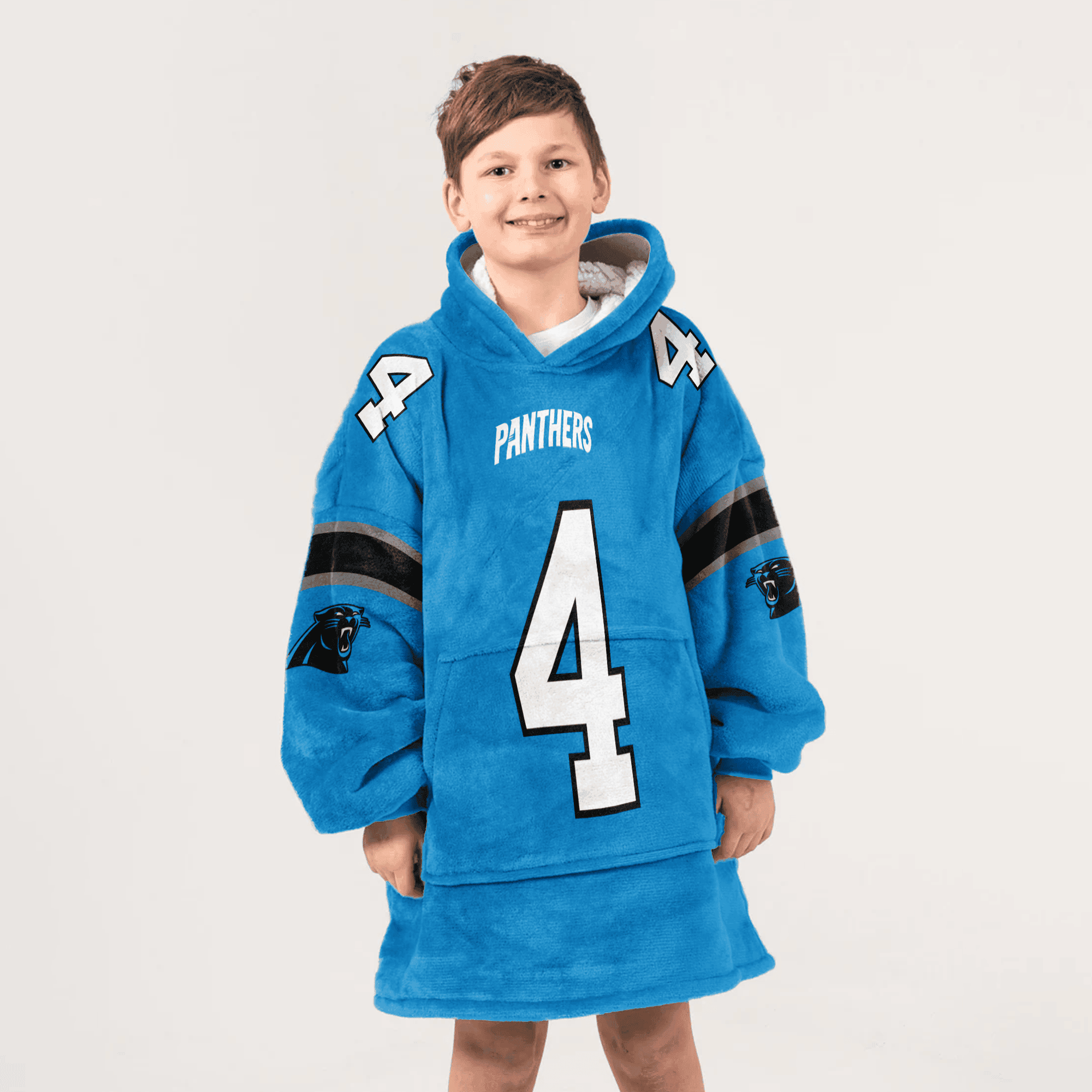 Kid 4 Carolina Football Unisex Blanket Hoodie