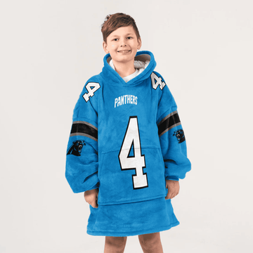 Kid 4 Carolina Football Unisex Blanket Hoodie