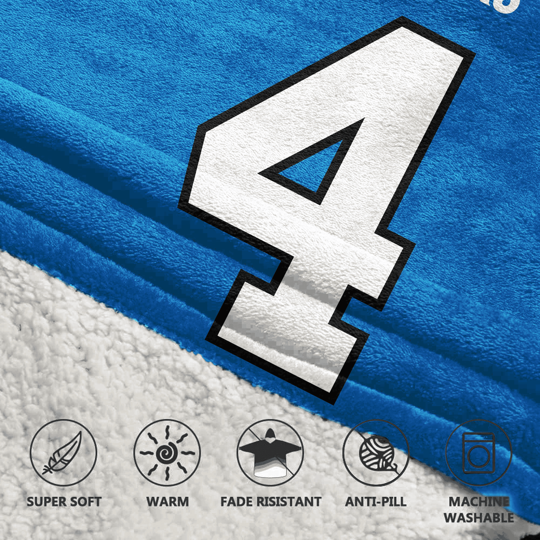 T.M 4 Carolina Football Unisex Blanket Hoodie