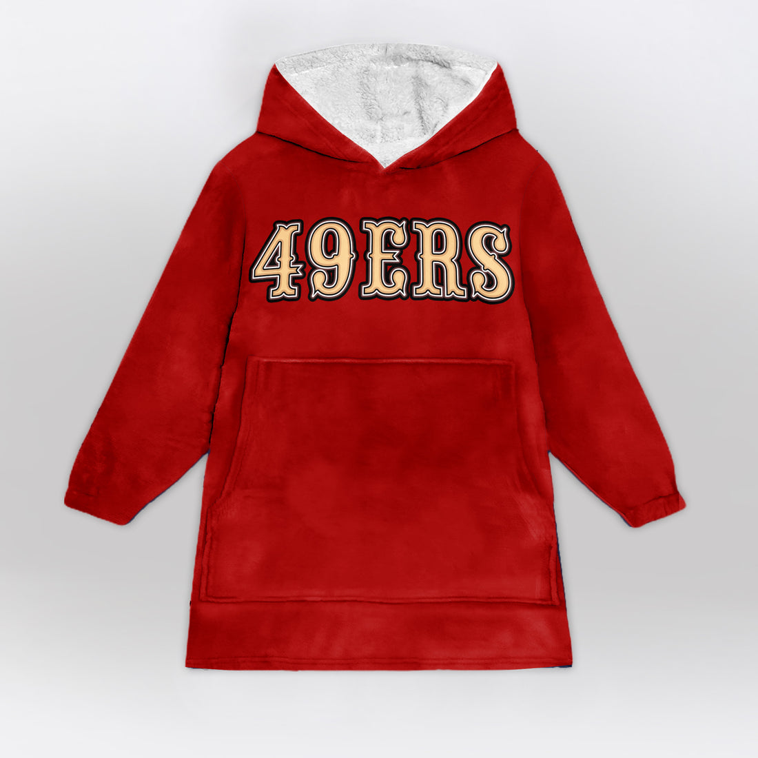 San Francisco Football Unisex Blanket Hoodie