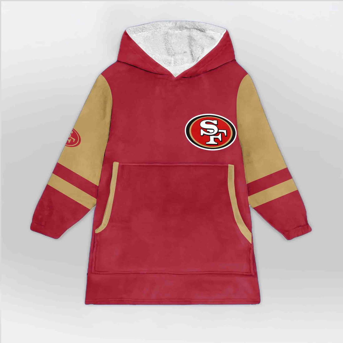 San Francisco Football Unisex Blanket Hoodie