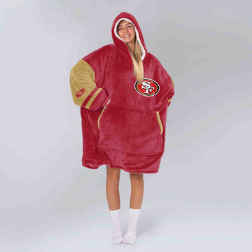 San Francisco Football Unisex Blanket Hoodie