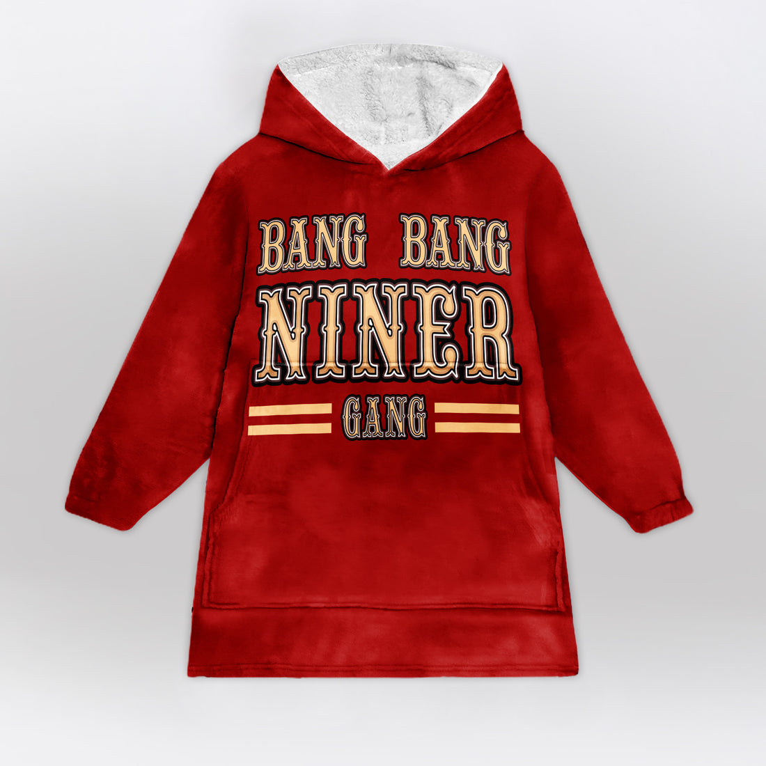 San Francisco Football Unisex Blanket Hoodie