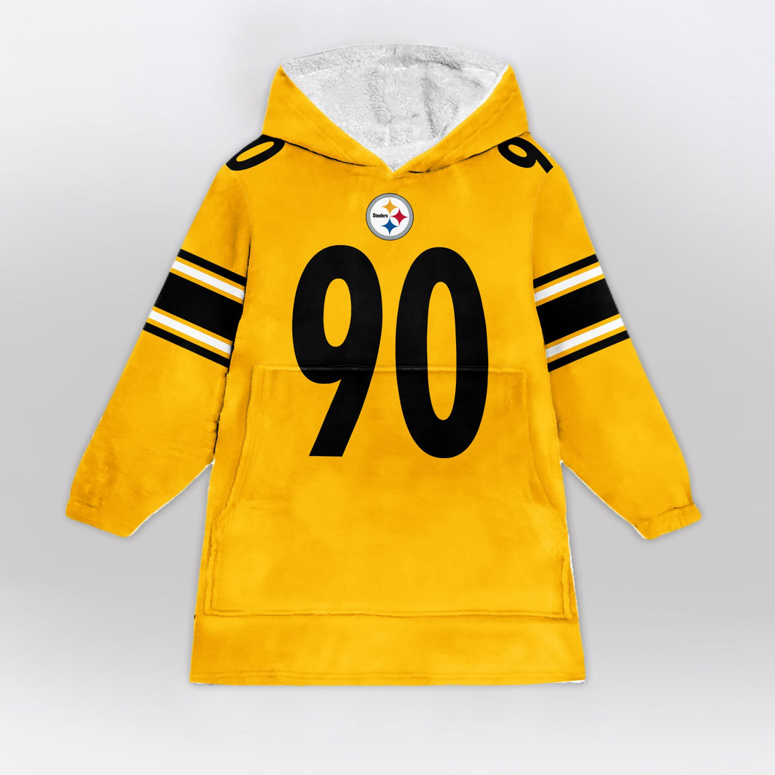 T.J.W 90 Pittsburgh Football Unisex Blanket Hoodie