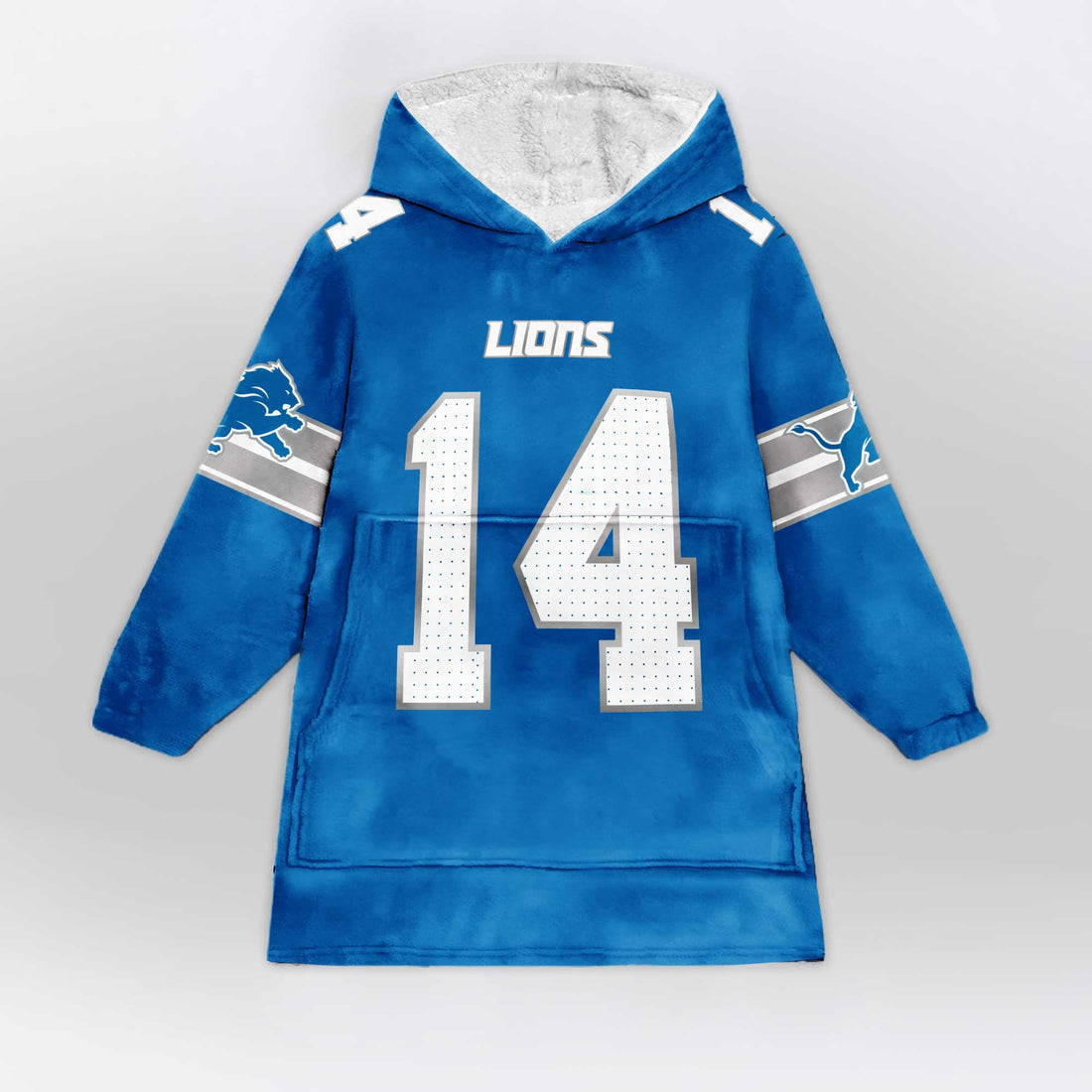 St.B 14 Detroit Football Unisex Blanket Hoodie