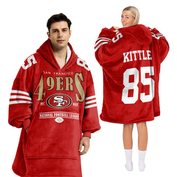San Francisco Football Unisex Blanket Hoodie