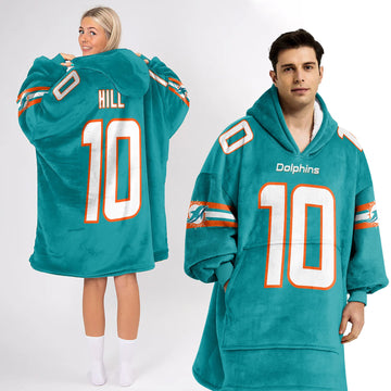 T.H 10 Miami Football Unisex Blanket Hoodie