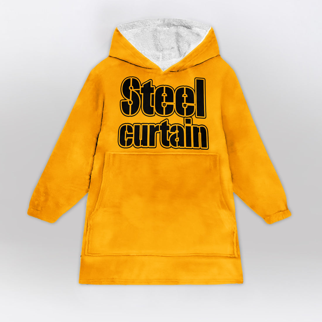 Steel Curtain Pittsburgh Football Unisex Blanket Hoodie