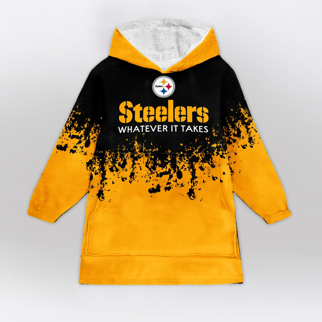 Terrible Towel Pittsburgh Football Unisex Blanket Hoodie