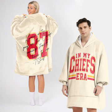 Swiftie 87 Kansas City Football Unisex Blanket Hoodie
