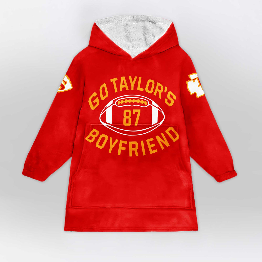 Swiftie 87 Kansas City Football Unisex Blanket Hoodie