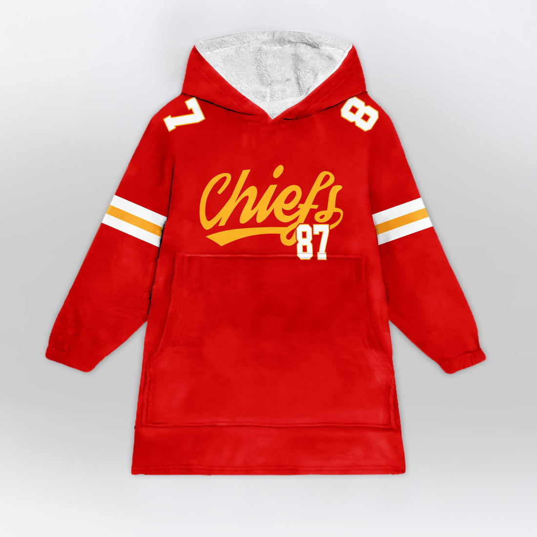 T.K 87 Kansas City Football Unisex Blanket Hoodie