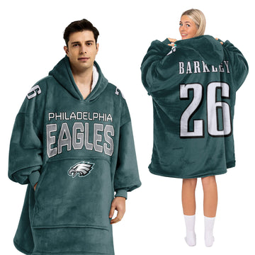# 26 Philadelphia Football Unisex Blanket Hoodie