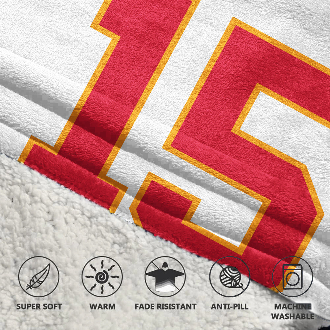 PM 15 Kansas City Football Unisex Blanket Hoodie