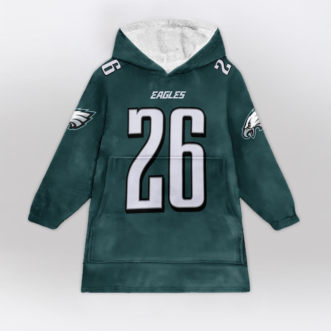 Run It Back 26 Philadelphia Football Unisex Blanket Hoodie