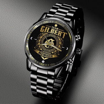 TATRO W8 - LIFETIME MEMBER - Black Fashion Watch Custom Your Name, Best Family Gifts