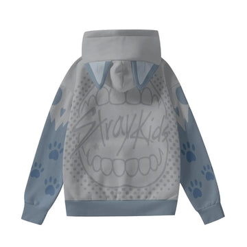 Wolf Chan Cat Ear Hoodie Kpop Stray Kids SKZOO Sweatshirt