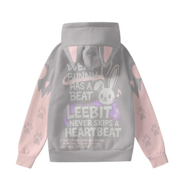 Stray Kids Leebit Hoodie with Cat Ears – Kpop Lee Know SKZOO Cute Cosplay Kawaii Sweatshirt Gift for Fans