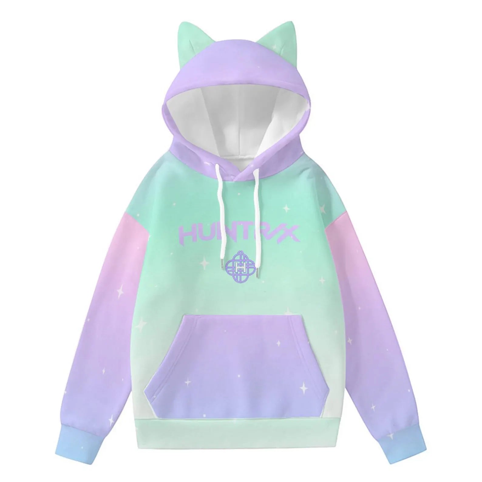 Kpop Hunters Sweatshirt Kawaii Anime Cat Ear Hoodie