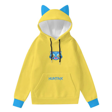 Derpy Tiger Cat Ear Hoodie Kpop Anime Kawaii Streetwear