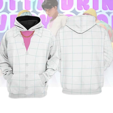 Jinu Kpop Demon Hunters Costume Hoodie, Saja Boys Hunter Bootleg Unisex Shirt, Halloween Cosplay Clothing For Boys